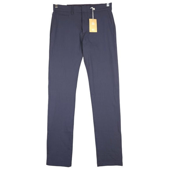 J.Crew 484 Slim Fit Tech Pants Navy Blue Mens 28x32 Stretch (Fits 29x32) - Picture 1 of 8